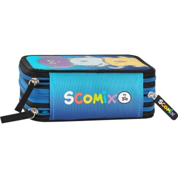 Astuccio 3 Zip COMIX Scottecs By Sio Blu | Cloclorinda.it
