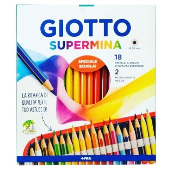 Giotto Supermina – 18 Colori | Cloclorinda.it