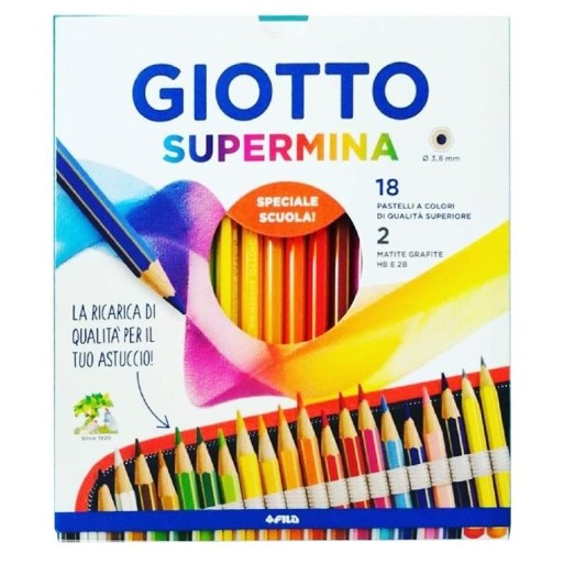 Giotto Supermina – 18 Colori | Cloclorinda.it
