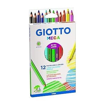 Giotto Mega – 12 Colori | Cloclorinda.it