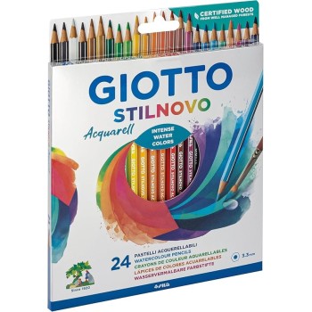 Giotto Stilnovo Acquerello – 24 Colori | Cloclorinda.it
