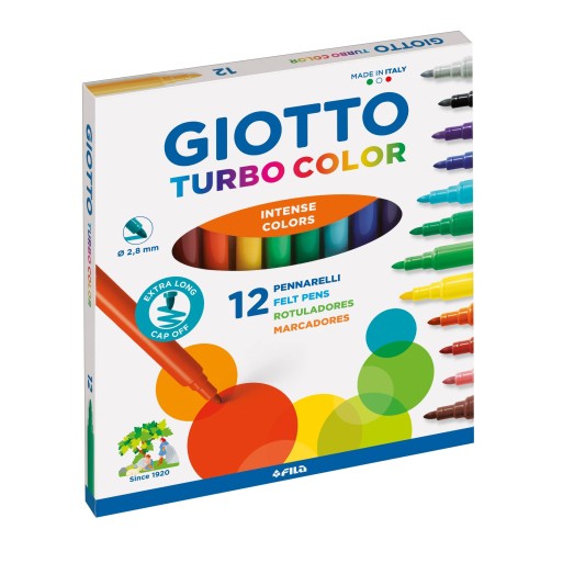 Giotto Turbo Color – 12 Colori | Cloclorinda.it