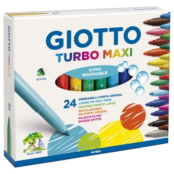 Giotto Turbo Maxi – 24 Colori | Cloclorinda.it