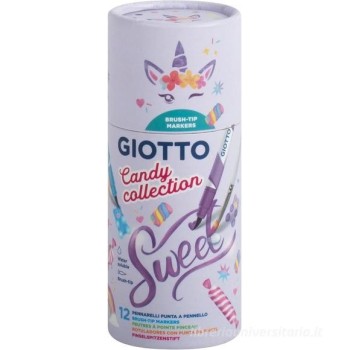 Giotto Turbo Soft Brush Candy Collection – 12 Pennarelli | Cloclorinda.it