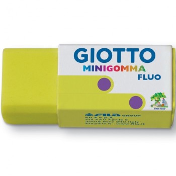 GOMMA MINI GIOTTO COLORI FLUO FILA | Cloclorinda.it