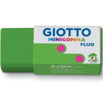 GOMMA MINI GIOTTO COLORI FLUO FILA | Cloclorinda.it
