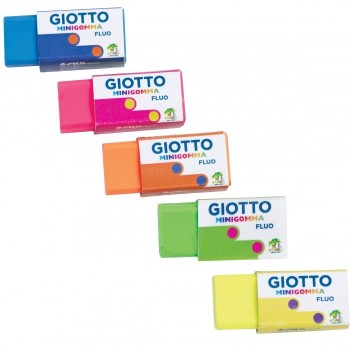 GOMMA MINI GIOTTO COLORI FLUO FILA | Cloclorinda.it