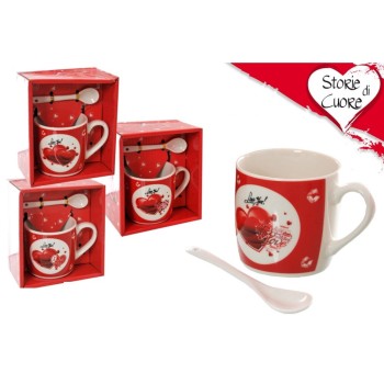 Golden Hill Tazza 200 Ml Con Cucchiaino | Cloclorinda.it