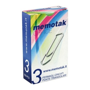 Fermagli Antiruggine Memotak n.3 | Cloclorinda.it