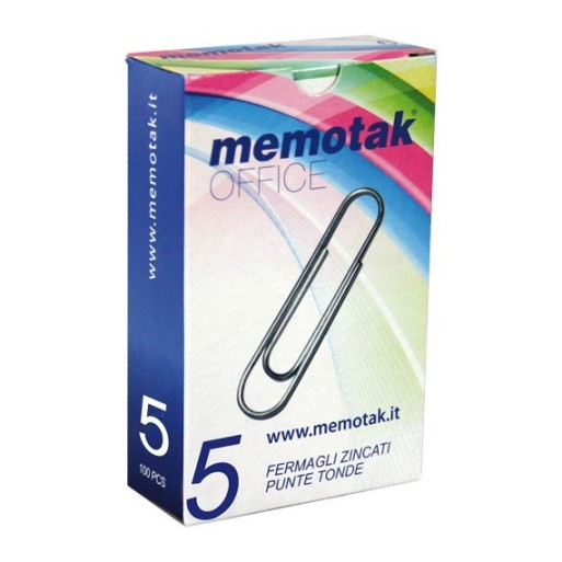 Fermagli Antiruggine Memotak n.5 | Cloclorinda.it