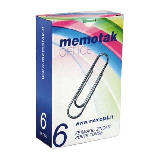 Fermagli Antiruggine Memotak n.6 | Cloclorinda.it