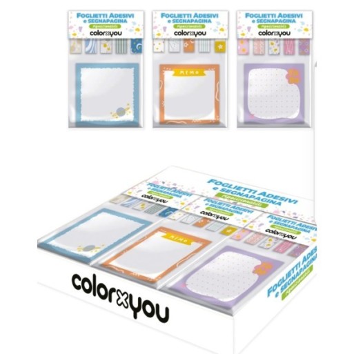 Set Foglietti Adesivi Segnapagine Colorxyou | Cloclorinda.it