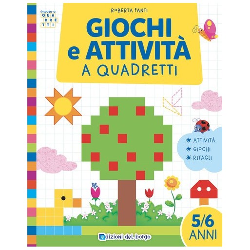 Giochi e attività a quadretti. Ediz. a colori | Cloclorinda.it