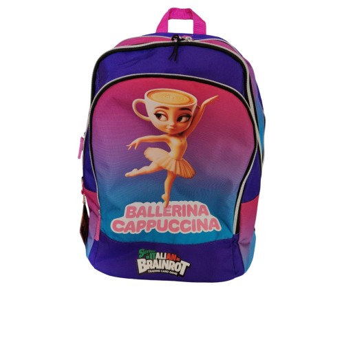 Zaino Scuola Grande Skifidol Ballerina Cappuccina – Italian Brainrot 2026/2027 | Cloclorinda.it