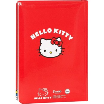 Diario 12 Mesi 2026/27 - Hello Kitty - Datato Rosso | Cloclorinda.it