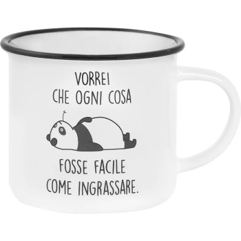 Tazza O.P.S. Panda Bianco | Cloclorinda.it