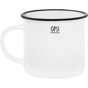 Tazza O.P.S. Maialino Bianco | Cloclorinda.it