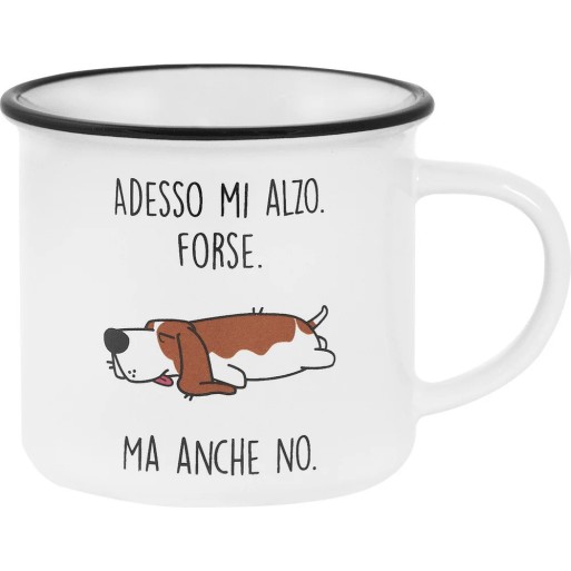 Tazza O.P.S. Cane Bianco | Cloclorinda.it