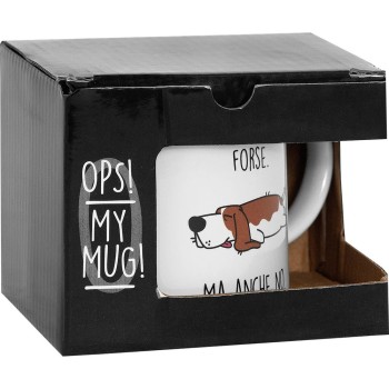 Tazza O.P.S. Cane Bianco | Cloclorinda.it