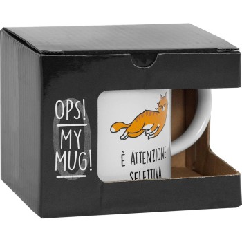 Tazza O.P.S. Gatto Bianco | Cloclorinda.it
