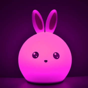 CUCCIOLIGHT Coniglio Lampada LED in Morbido Silicone | Cloclorinda.it