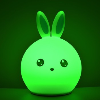 CUCCIOLIGHT Coniglio Lampada LED in Morbido Silicone | Cloclorinda.it