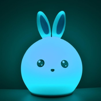 CUCCIOLIGHT Coniglio Lampada LED in Morbido Silicone | Cloclorinda.it