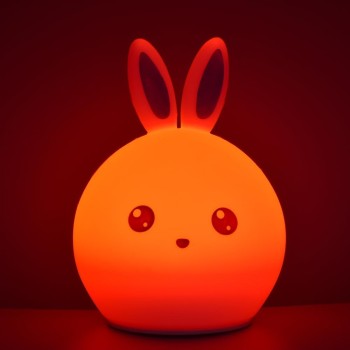 CUCCIOLIGHT Coniglio Lampada LED in Morbido Silicone | Cloclorinda.it