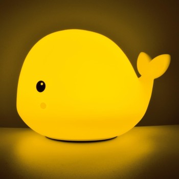 CUCCIOLIGHT BALENA Lampada LED in morbido silicone | Cloclorinda.it