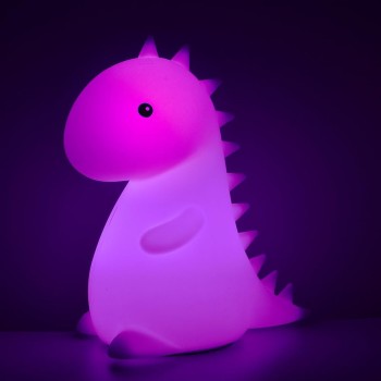 CUCCIOLIGHT Dinosauro Lampada LED in Morbido Silicone | Cloclorinda.it
