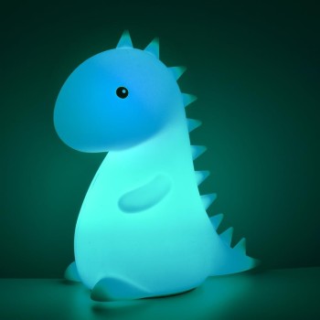 CUCCIOLIGHT Dinosauro Lampada LED in Morbido Silicone | Cloclorinda.it