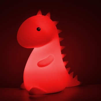 CUCCIOLIGHT Dinosauro Lampada LED in Morbido Silicone | Cloclorinda.it