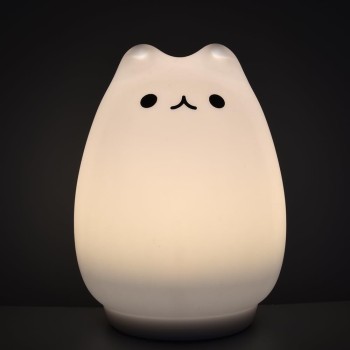 CUCCIOLIGHT GATTO Lampada LED in morbido silicone | Cloclorinda.it