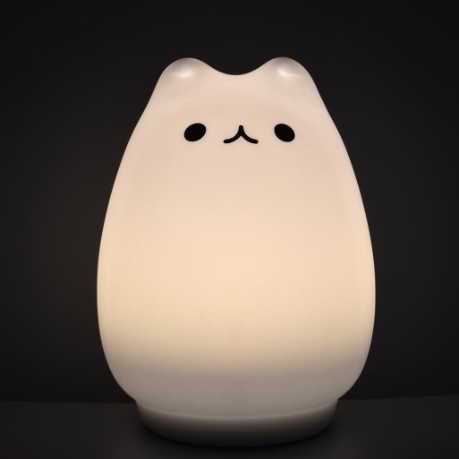 CUCCIOLIGHT GATTO Lampada LED in morbido silicone | Cloclorinda.it