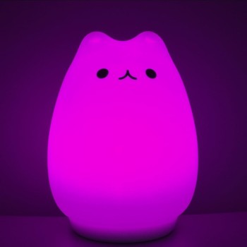 CUCCIOLIGHT GATTO Lampada LED in morbido silicone | Cloclorinda.it