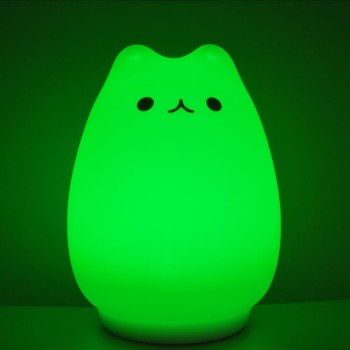 CUCCIOLIGHT GATTO Lampada LED in morbido silicone | Cloclorinda.it