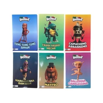 6 Quadernoni Skifidol Italian Brainrot  | Cloclorinda.it