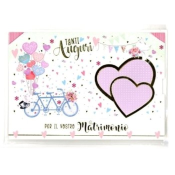 Biglietto matrimonio con Scorrimento | Cloclorinda.it