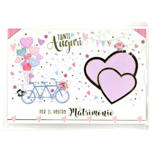 Biglietto matrimonio con Scorrimento | Cloclorinda.it