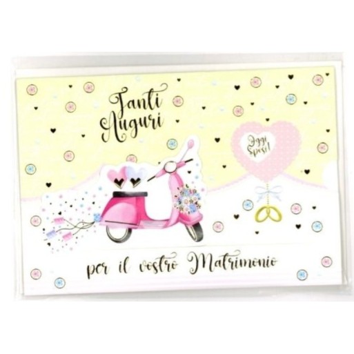 Biglietto matrimonio con Scorrimento | Cloclorinda.it