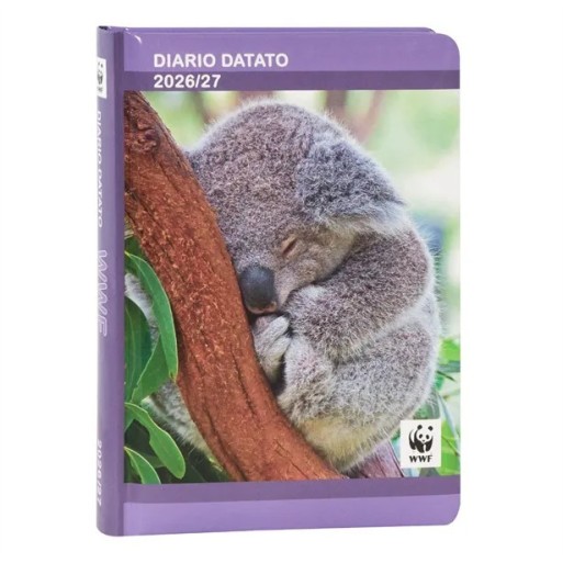 Diario Agenda Giornaliera 12 Mesi 2026/2027 - Koala WWF | Cloclorinda.it