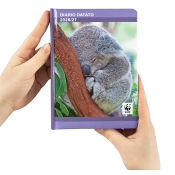 Diario Agenda Giornaliera 12 Mesi 2026/2027 - Koala WWF | Cloclorinda.it