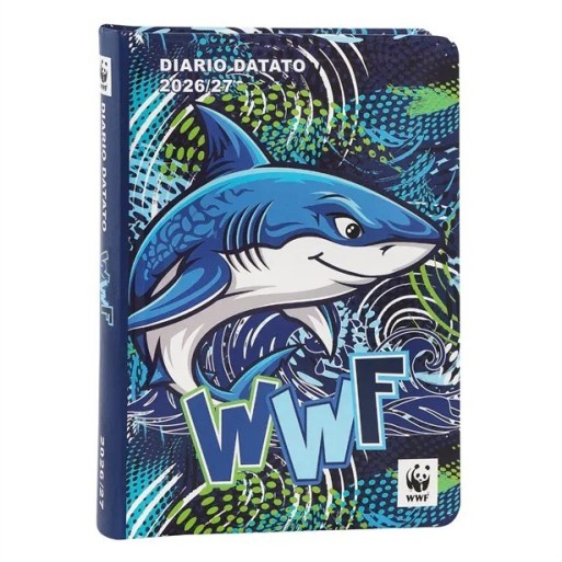 Diario Agenda Giornaliera 12 Mesi 2026/2027 - Squalo WWF | Cloclorinda.it