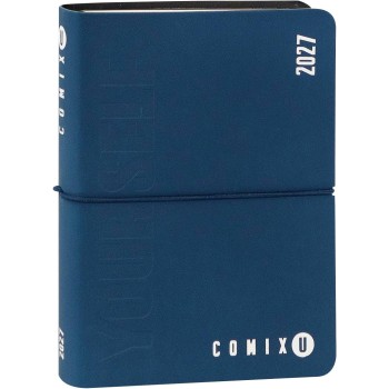 Agenda 16 Mesi 2026/27 - COMIX U Yourself - Giornaliera Blu | Cloclorinda.it
