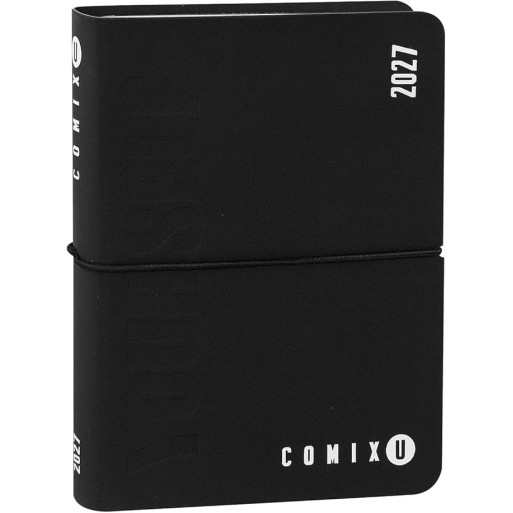Agenda 16 Mesi 2026/27 - COMIX U Yourself - Giornaliera Nero/Bianco | Cloclorinda.it