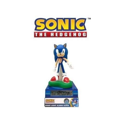 Sonic Lampada 3D con Sveglia | Cloclorinda.it