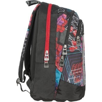 Zaino Organizzato COMIX Flash Rosso Nero | Cloclorinda.it
