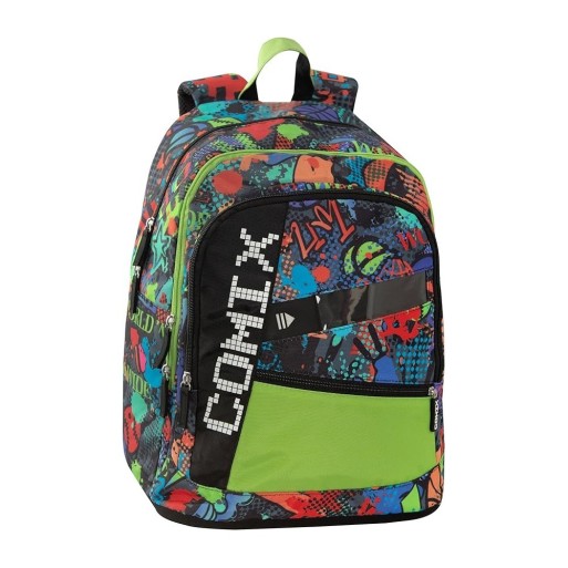 Zaino Organizzato COMIX Ultra Bright Verde | Cloclorinda.it