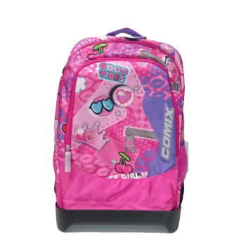 Zaino Trolley Staccabile COMIX Wave Rosa | Cloclorinda.it