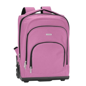 Zaino Trolley Premium COMIX Monocolore Rosa | Cloclorinda.it